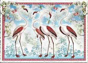 PK 496 Tausendschön Postcard | Flamingo Behr Design