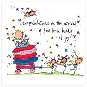 Juicy Lucy Designs Greeting Card - little bundle of joy!