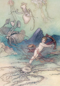 Postcard The Water Babies 