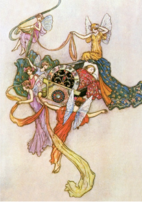 Postcard Sleeping Beauty