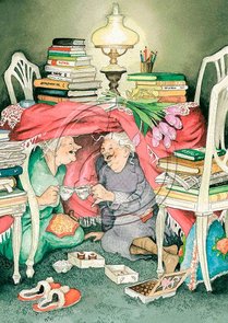 Inge Look Nr. 10 Postcard | Old Ladies Aunties