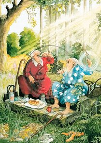 Inge Look Nr 13 Postcard | Old Ladies Aunties