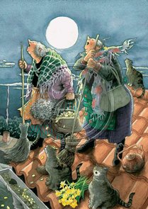 Inge Look Nr. 26 Postcard | Old Ladies Aunties