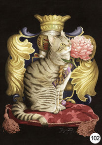 Inge Look Nr 102 Postcards Garden | Cat