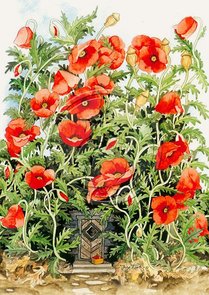 Inge Look Nr. 115 Postcard Garden | Flower