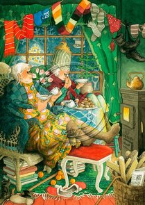 Inge Look Nr 40 Postcard | Old Ladies Aunties