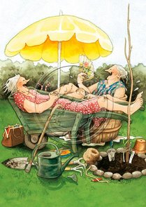 Inge Look Nr. 20 Postcard | Old Ladies Aunties