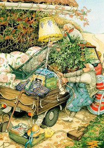 Inge Look Nr 16 Postcard | Old Ladies Aunties 