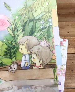 Amy and Tim Collection 4-pocket A4 Plastic File Folder