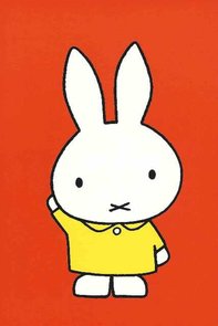 Nijntje Miffy Postkarte | Nijntje in jurkje