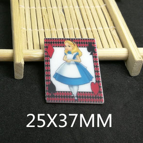 Flatbacks Planar Resin Charms | Alice in Wonderland