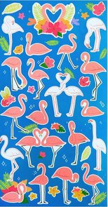 Flamingo Seal Sticker 