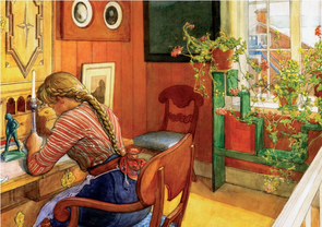 Postcard | Letter Writing, 1912