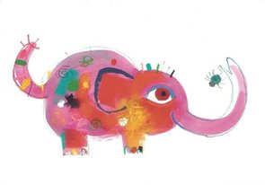Gallery Cards Postcard | Mies van Hout - Olifant, uit "Poesje Mauw"