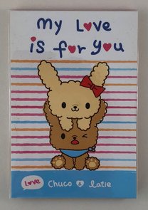 Qtie Cafe Medium Memopad | Chuco Latie - My Love is for you