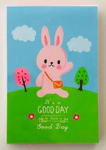 Good Day Medium Memopad | Bunny