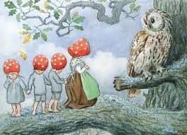 Elsa Beskow Postcard | Tomtebobarnen