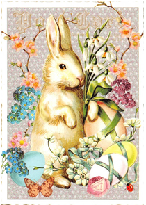 PK 588 Tausendschön Postcard | Easter Bunny