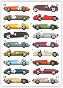 Postcard | Race Car