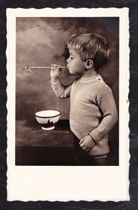 Oud Hollandse Postkaart | Bellenblazen