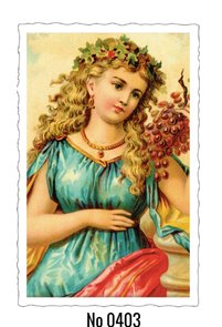 Oud Hollandse Postkaart | Girl