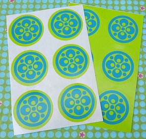 Sealing Stamp Stickers "Circle"