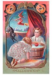Victorian Halloween Postcard | A.N.B. - Halloween