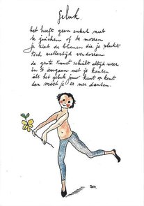 Museum Cards Postcard | Geluk, Toon Hermans