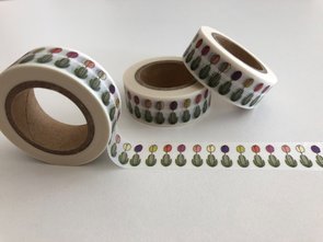 Washi Masking Tape | Coloured Tulips Individual