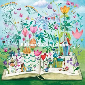 Mila Marquis Postcard | Book with meadow