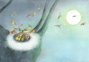 Gallery Cards Postcard | Ingrid & Dieter Schubert - Uit "Opvrolijkvogeltje"