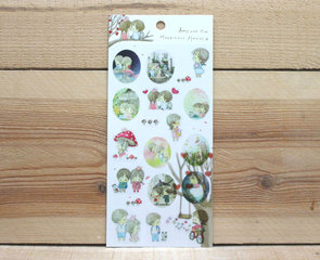 Amy & Tim clear stickers