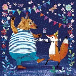 Mila Marquis Postcard | Bear and Fox