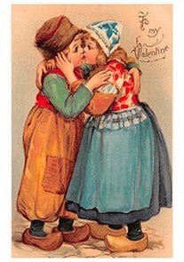 Victorian Valentine Postcard | A.N.B. - My valentine