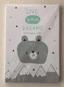 Letter Paper Mix 80 | Live your dreams 