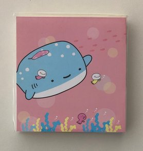 Kawaii Memopad Whale
