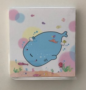 Kawaii Memopad Whale