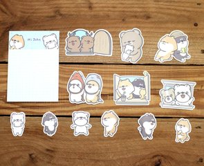 Hi John Waterproof Stickers