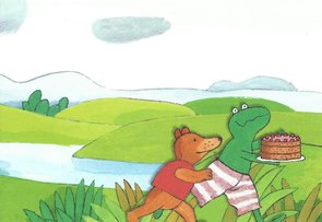 Kikker Postcards | Kikker viert feest - Max Velthuijs