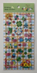 Elegant gold stamping sticker A-Garden