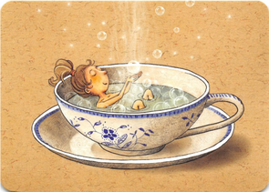 Postcard Gutrath Verlag | Relaxing Tea