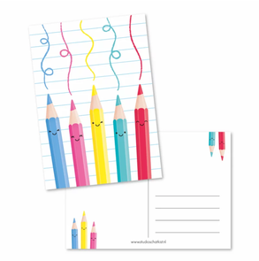 Postcard A6 | Coloured Pencils