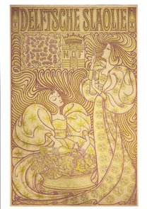 Museum Cards Postcard | Affiche Delftsche slaolie ontwerp 1894