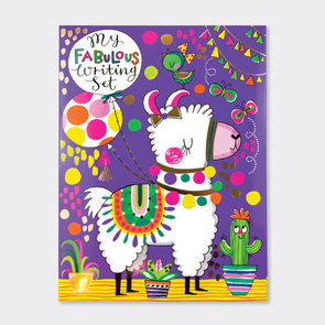 Rachel Ellen Designs Writing Set WALLET | Llamas