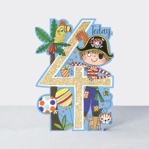 Rachel Ellen Designs Cards - Little Darlings - Age 4/Pirate