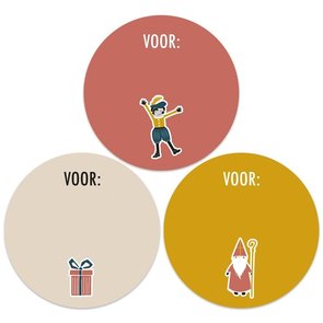 Sint 10x Stickers Multi - Icoon