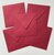 Set of 5 Envelopes 145x145 - Rosso