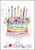 Carola Pabst Double Card | Birthday cake