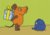Postcard Sendung mit der Maus | Mouse presents a present
