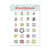 Starry advent calendar sticker - Krima & Isa